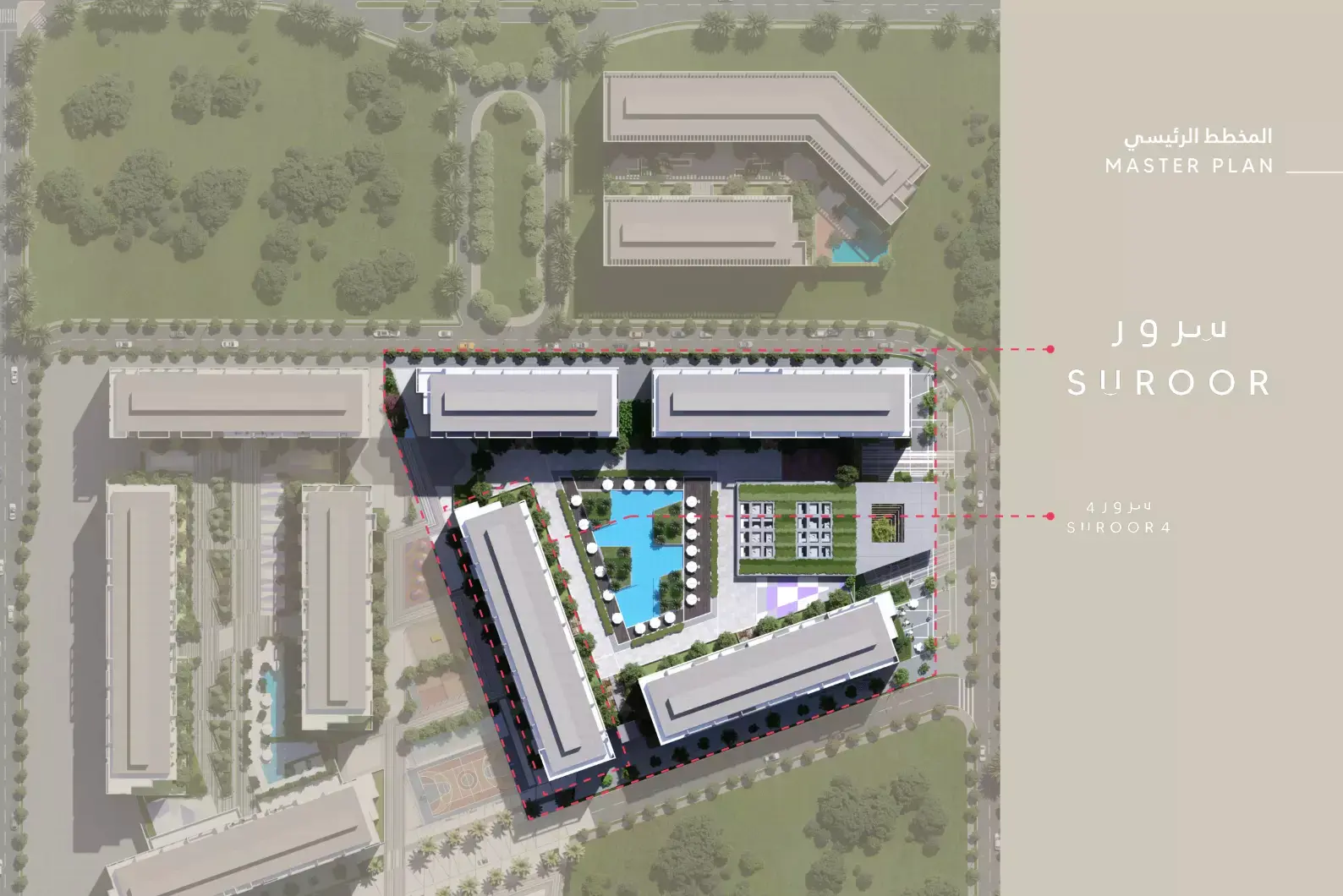 Suroor 4 masterplan, Muwaileh