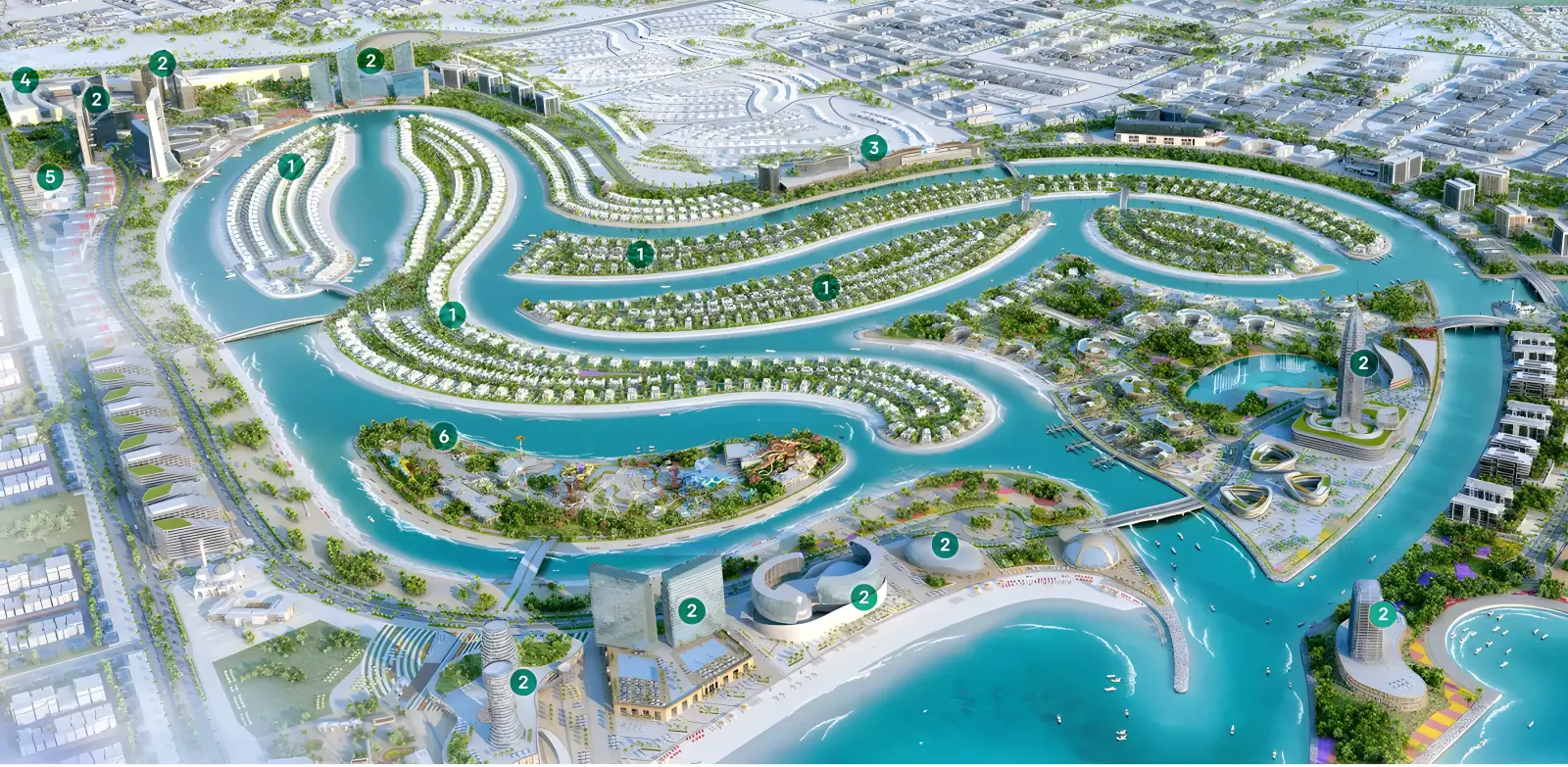 Masterplan Blue Waves At Bluebay Walk, Sharjah Waterfront City