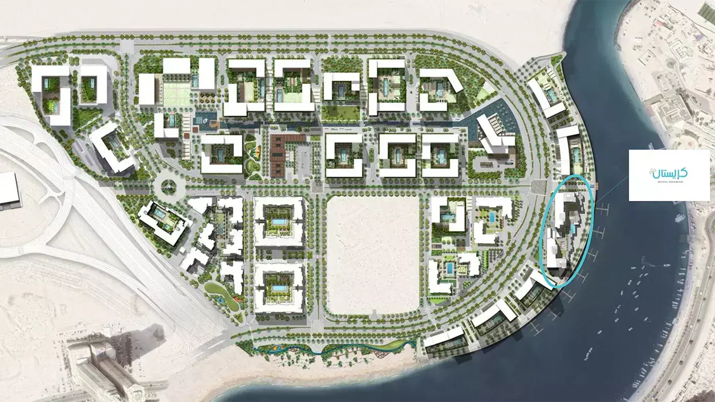 Мастер-план Crystal Residences, Al Khan