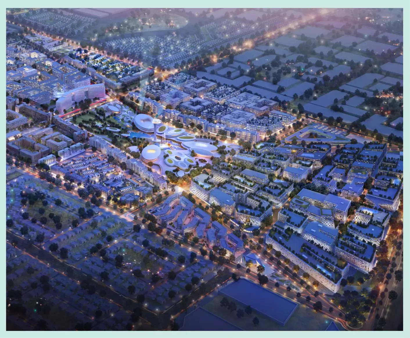 The Gate masterplan, Aljada