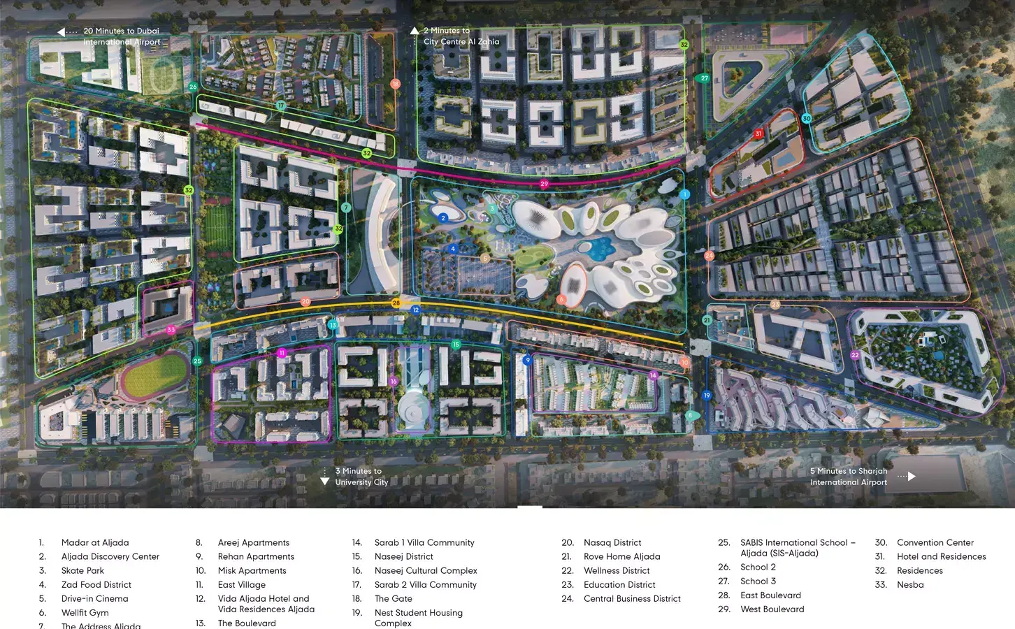 Nesba Phase 2 masterplan, Aljada