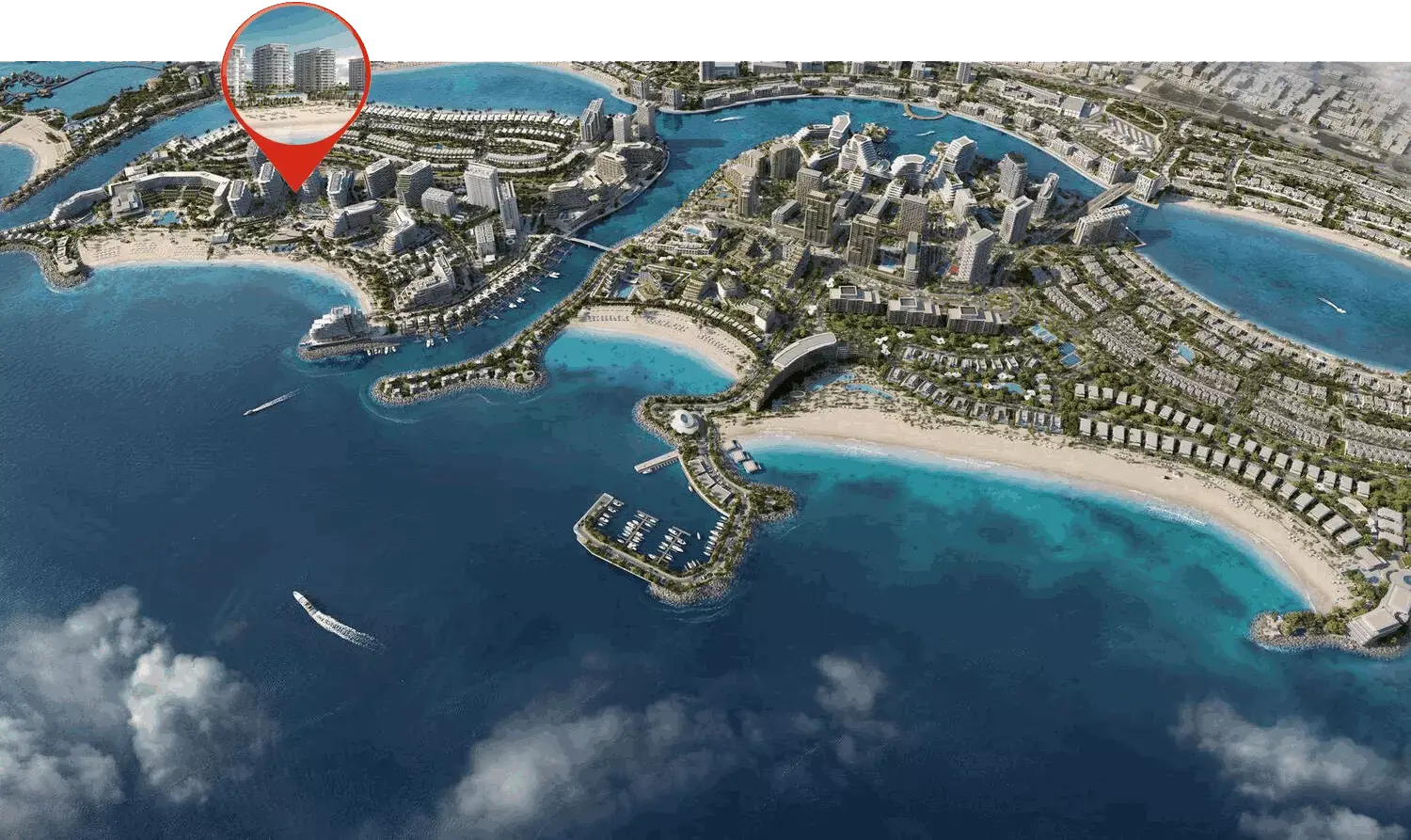 Beach House 总体规划, Al Marjan Island