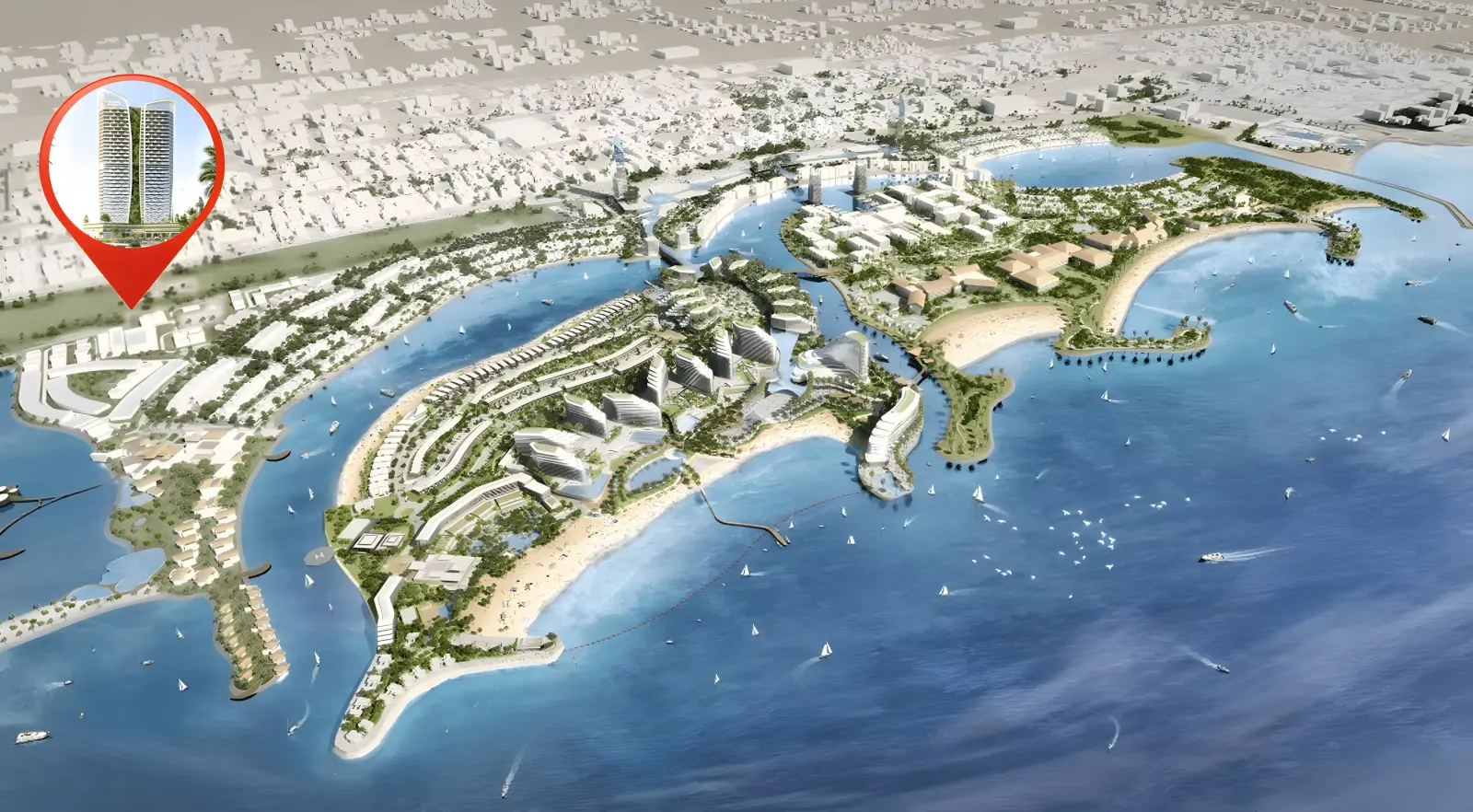 Colibri Views masterplan, RAK Central