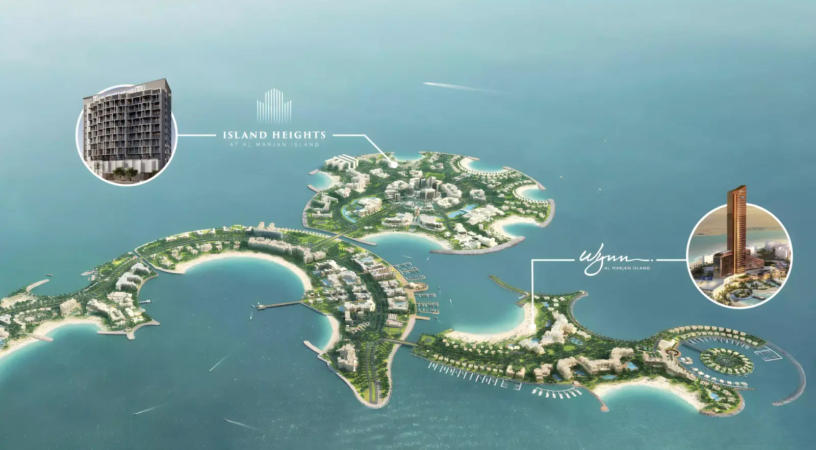 Мастер-план Island Heights, Al Marjan Island