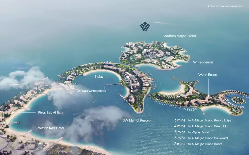 Wyndham Residences masterplan, Al Marjan Island