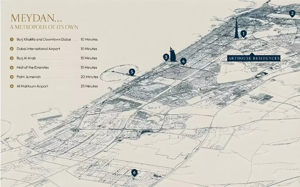 Мастер-план Arthouse Residences, Meydan