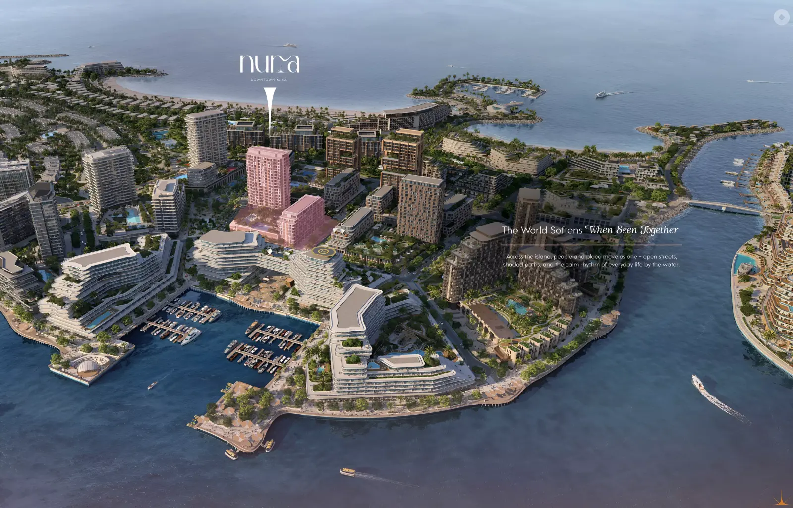 Nura masterplan, Mina Al Arab