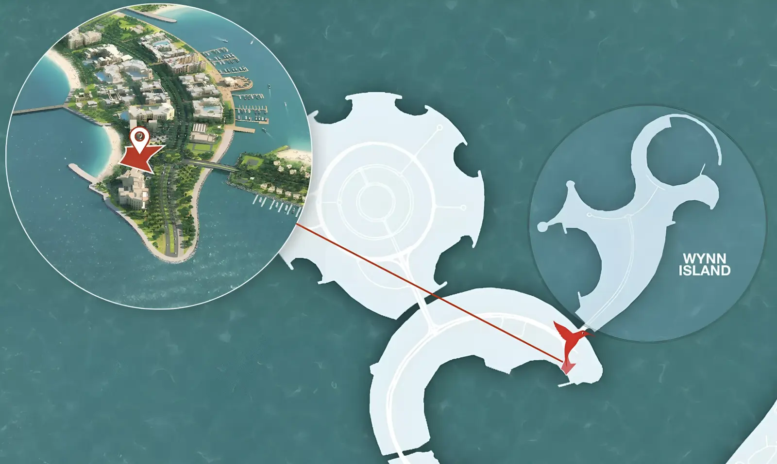 The Unexpected Al Marjan Island Hotel & Residences masterplan, Al Marjan Island
