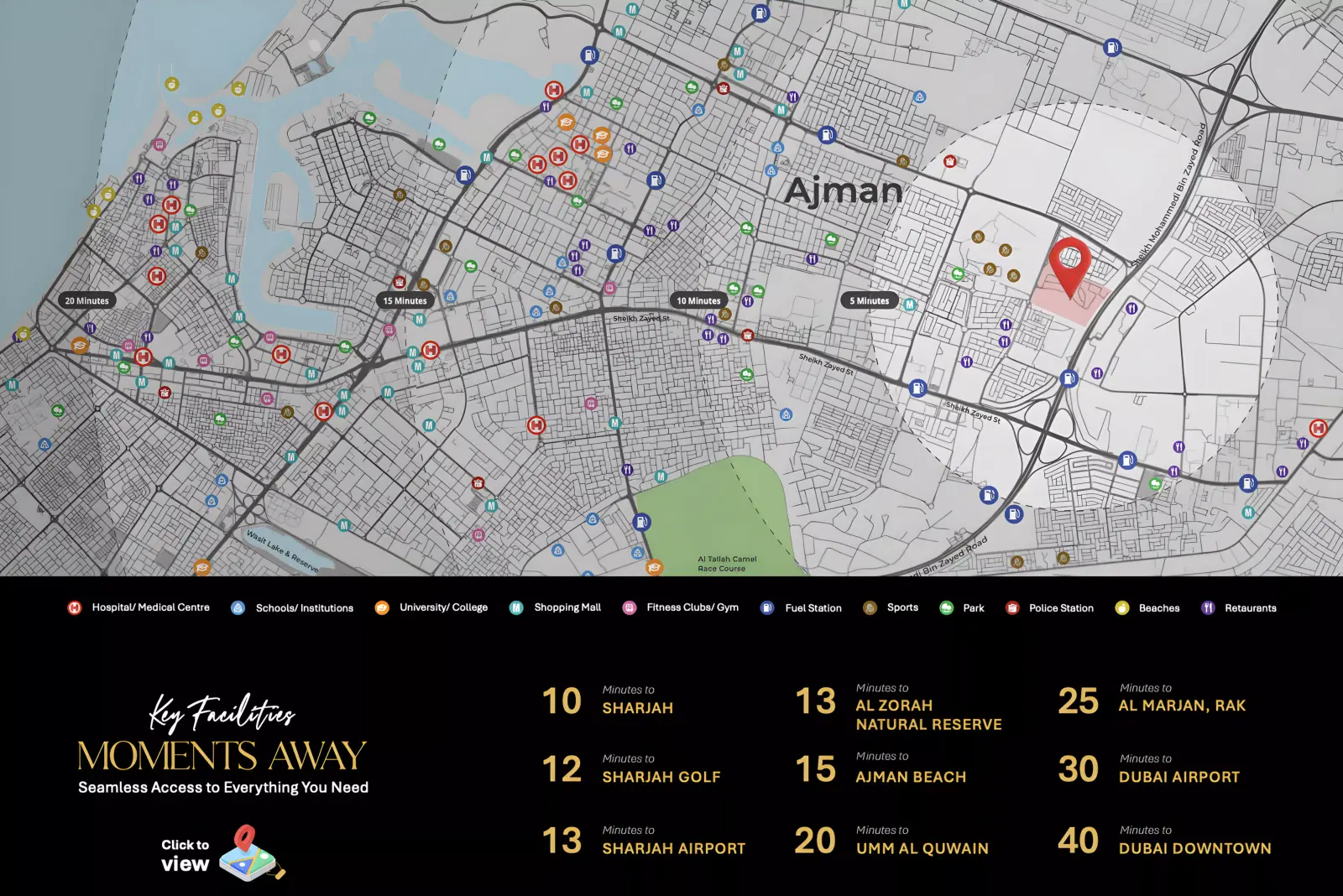 Tiger Downtown Ajman मास्टरप्लान, Al Alia