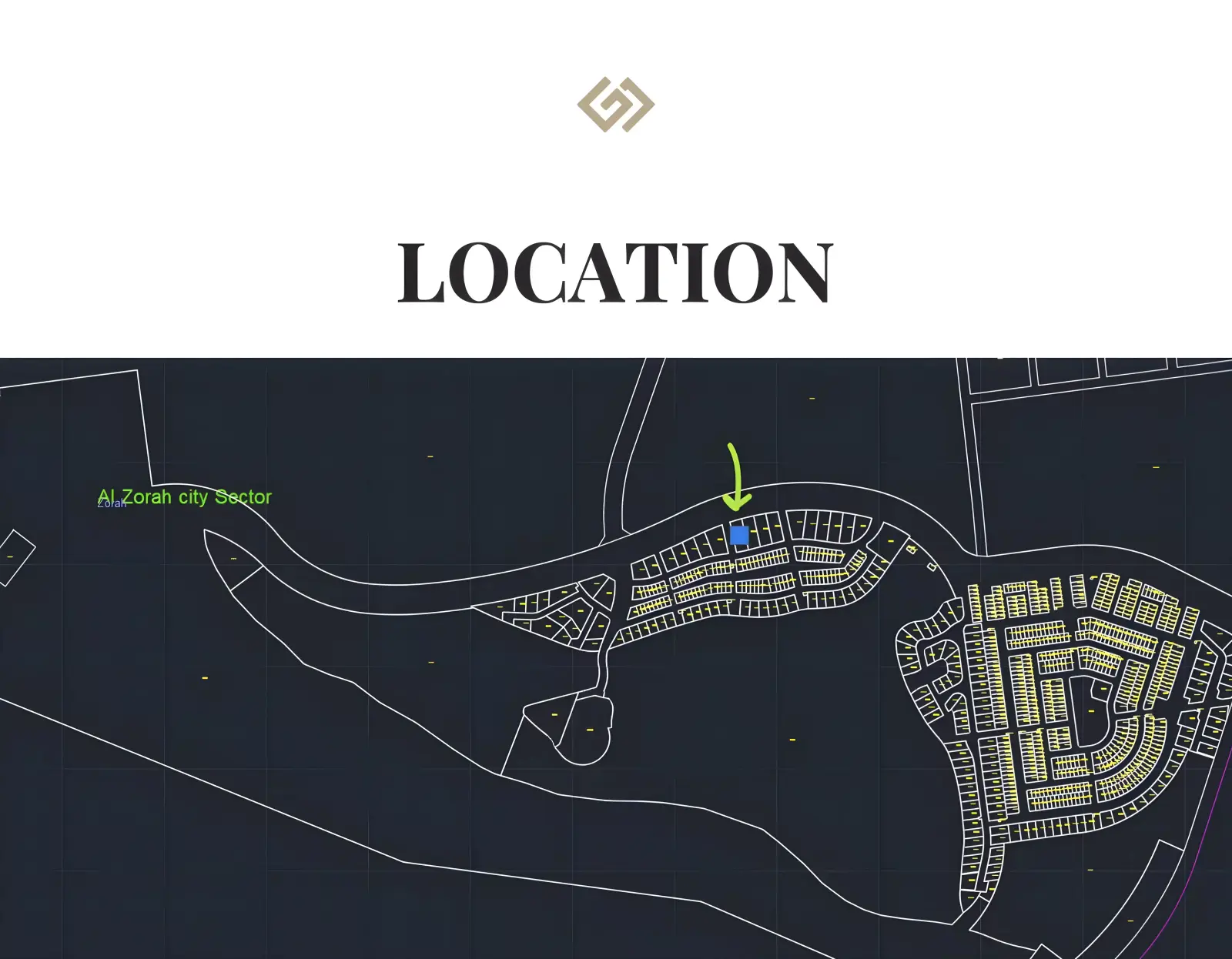 Masterplan Glam Residence, Al Zorah