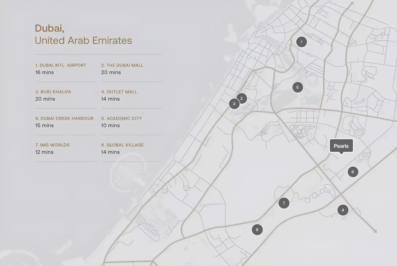 Pearls masterplan, Dubai Silicon Oasis