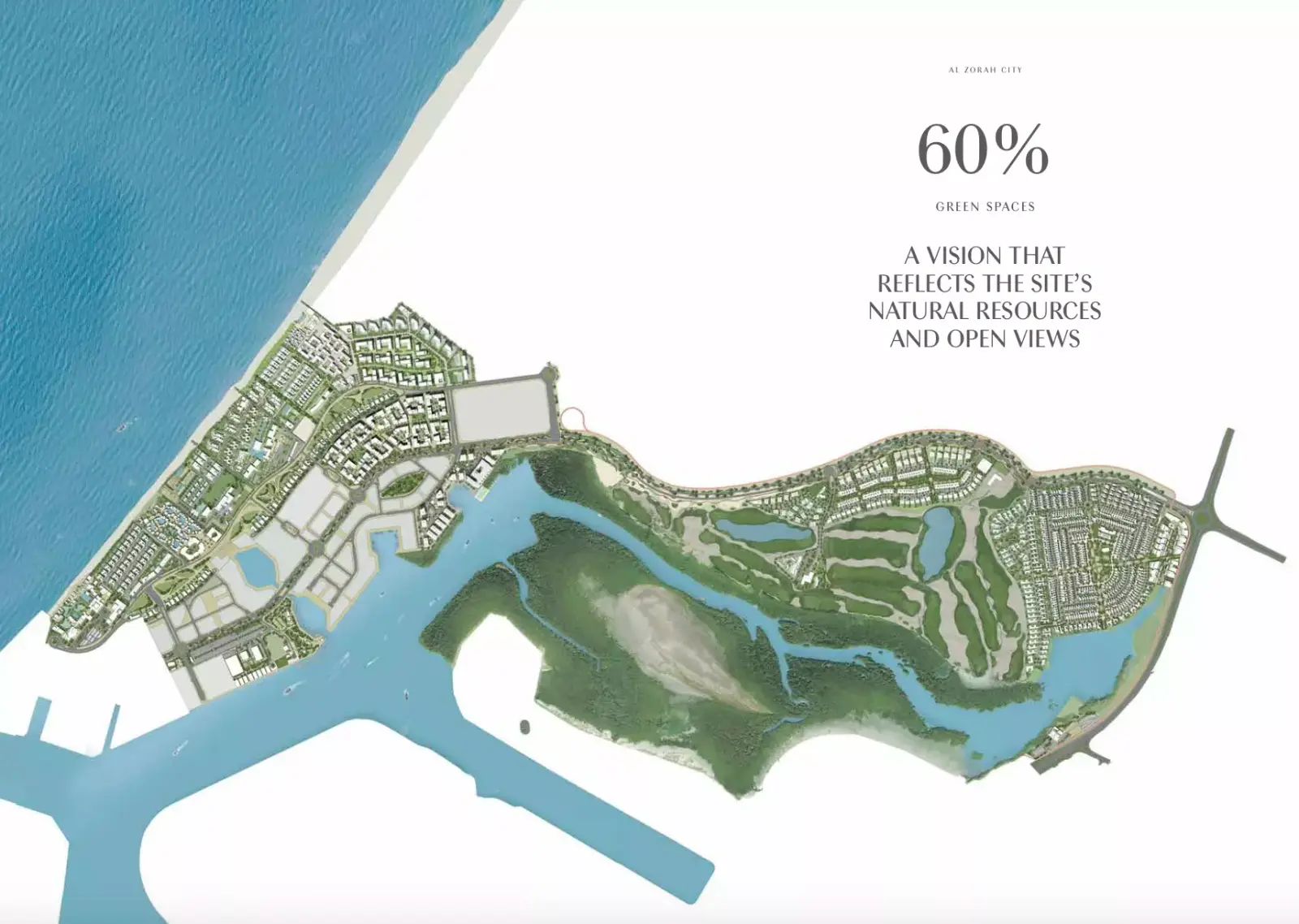 Gateway Porto Al Zorah masterplan, Al Zorah