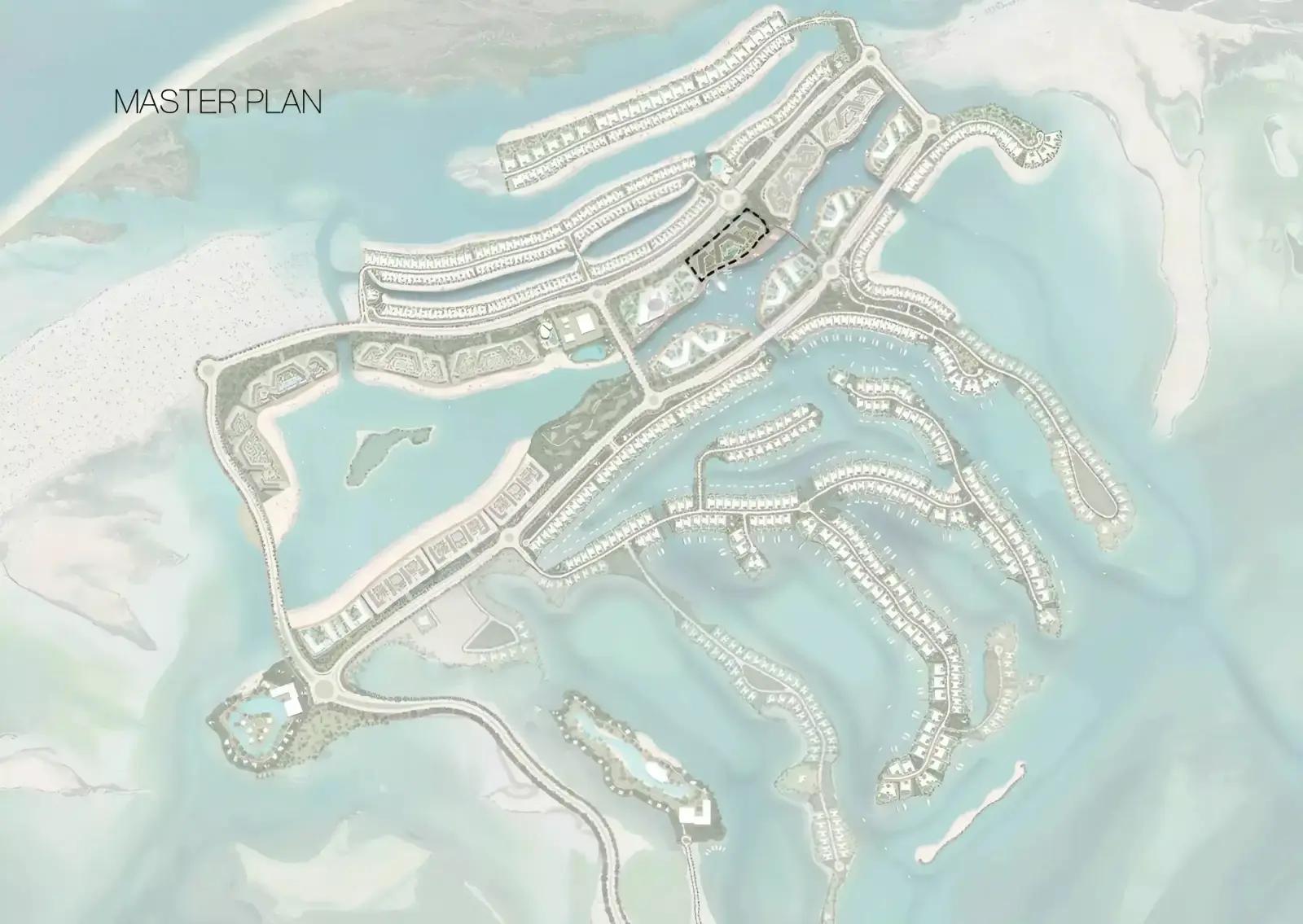 Yachtside Marina Residences masterplan, Umm Al Quwain Marina