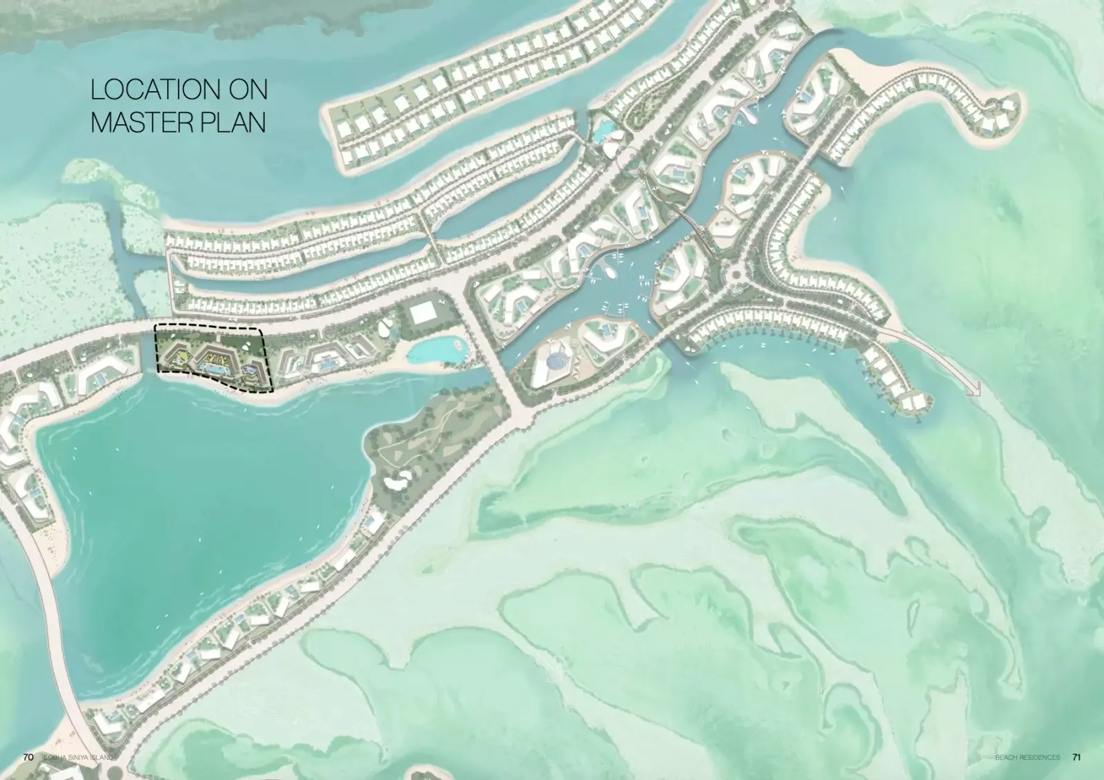 Delphine Beach Residences मास्टरप्लान, Umm Al Quwain Marina
