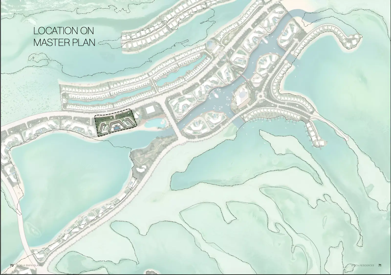 Masterplan Selene Beach Residences, Umm Al Quwain Marina
