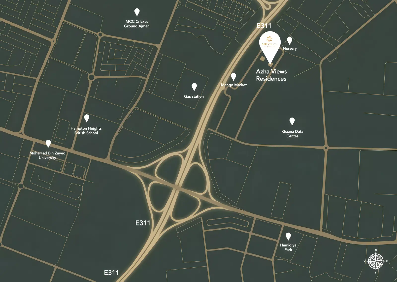 Masterplan Azha Views Residences, Al Amerah