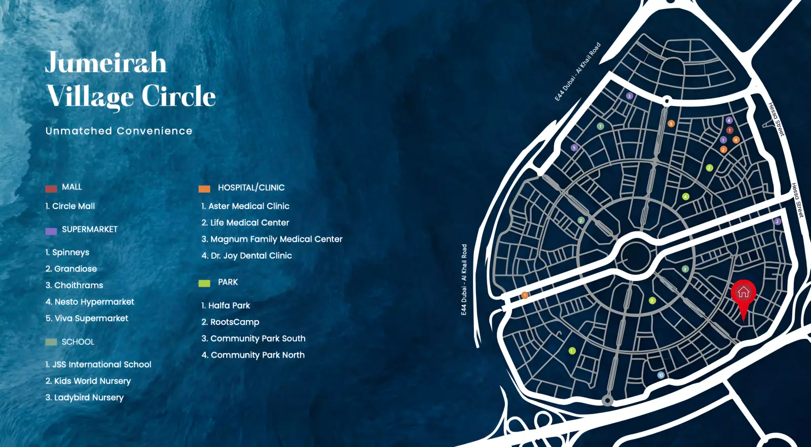 J Haus Residences masterplan, Jumeirah Village Circle