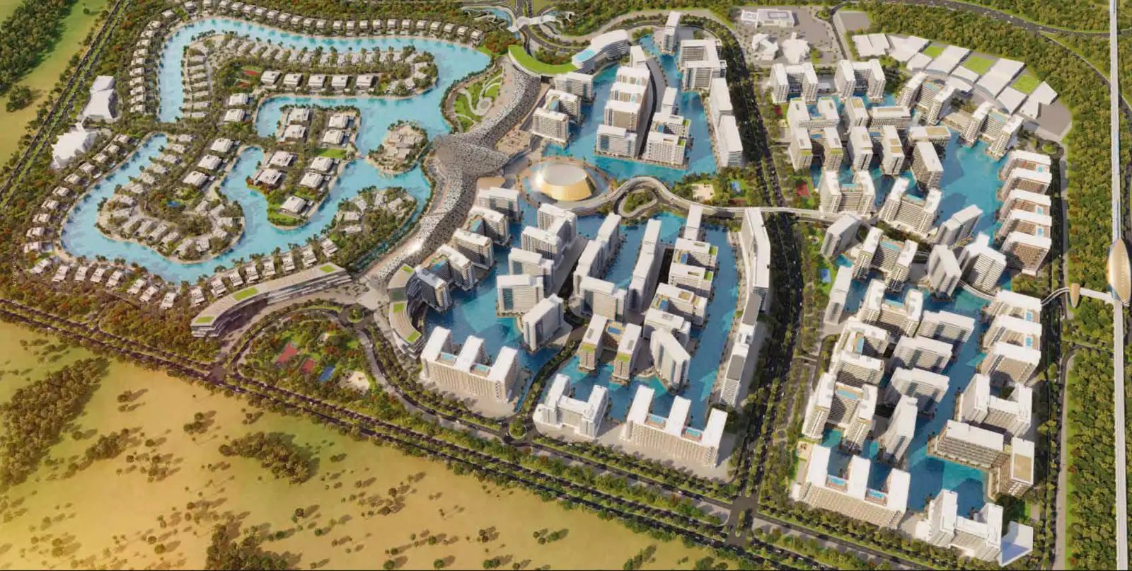 Azizi Venice 4 masterplan, Dubai South (Dubai World Central)