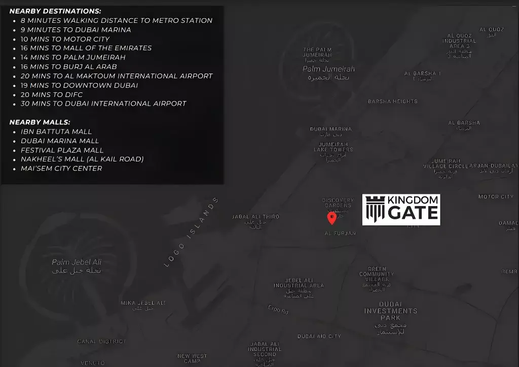 Kingdom Gate masterplan, Al Furjan