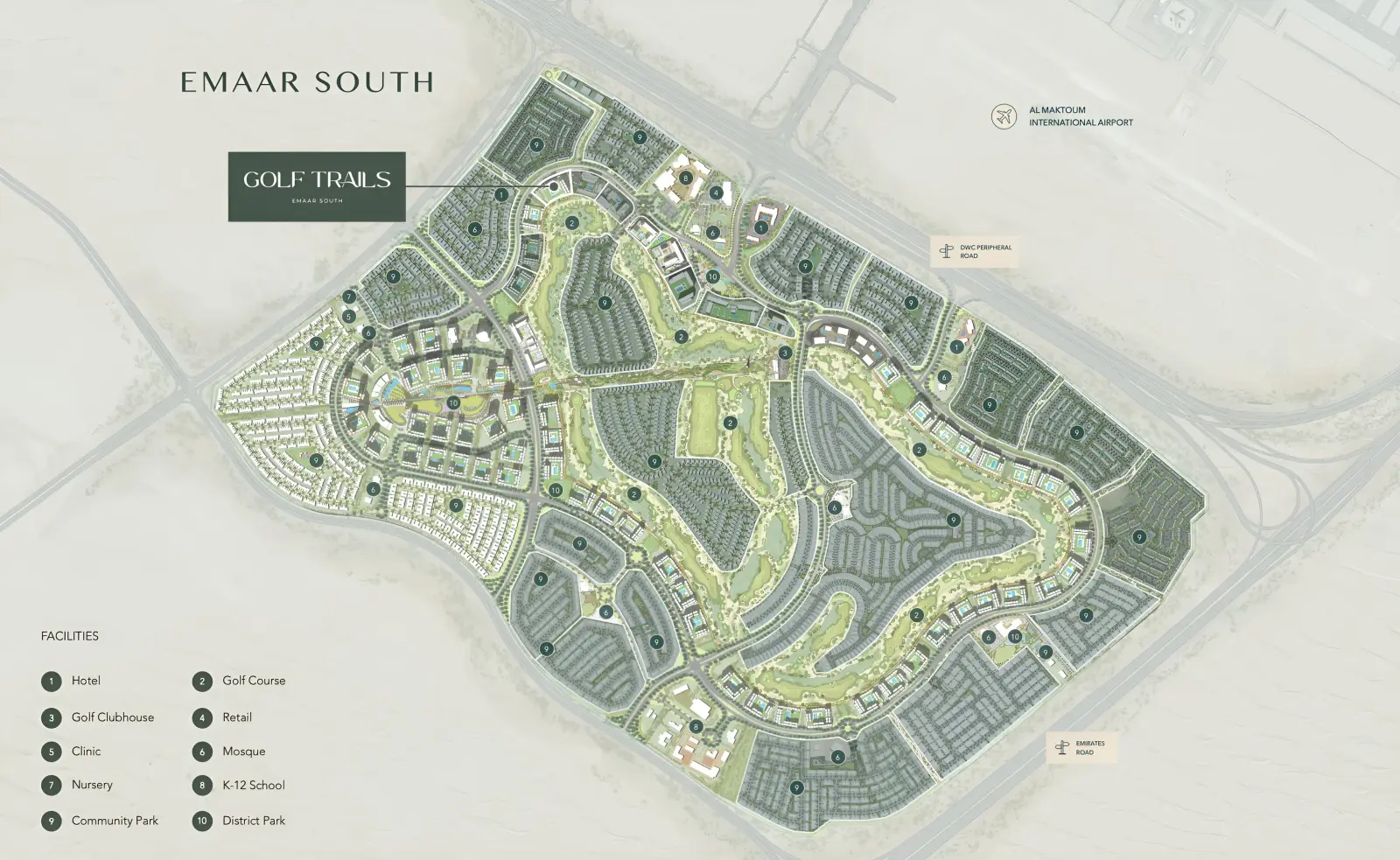 Golf Trails 总体规划, Emaar South