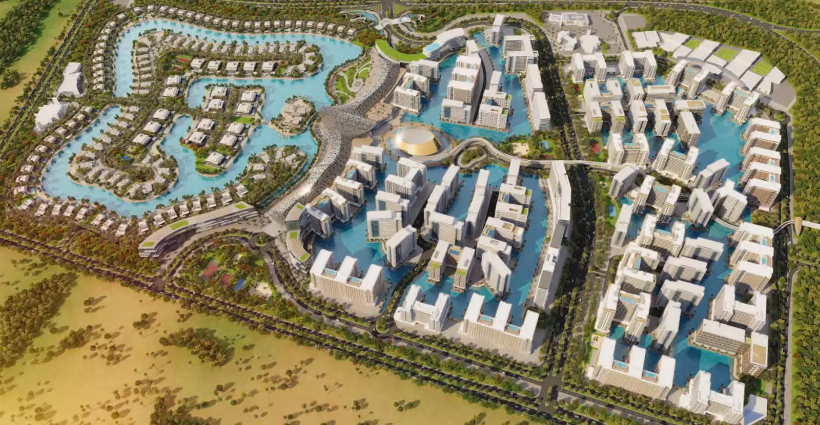 Azizi Venice 7 masterplan, Dubai South (Dubai World Central)