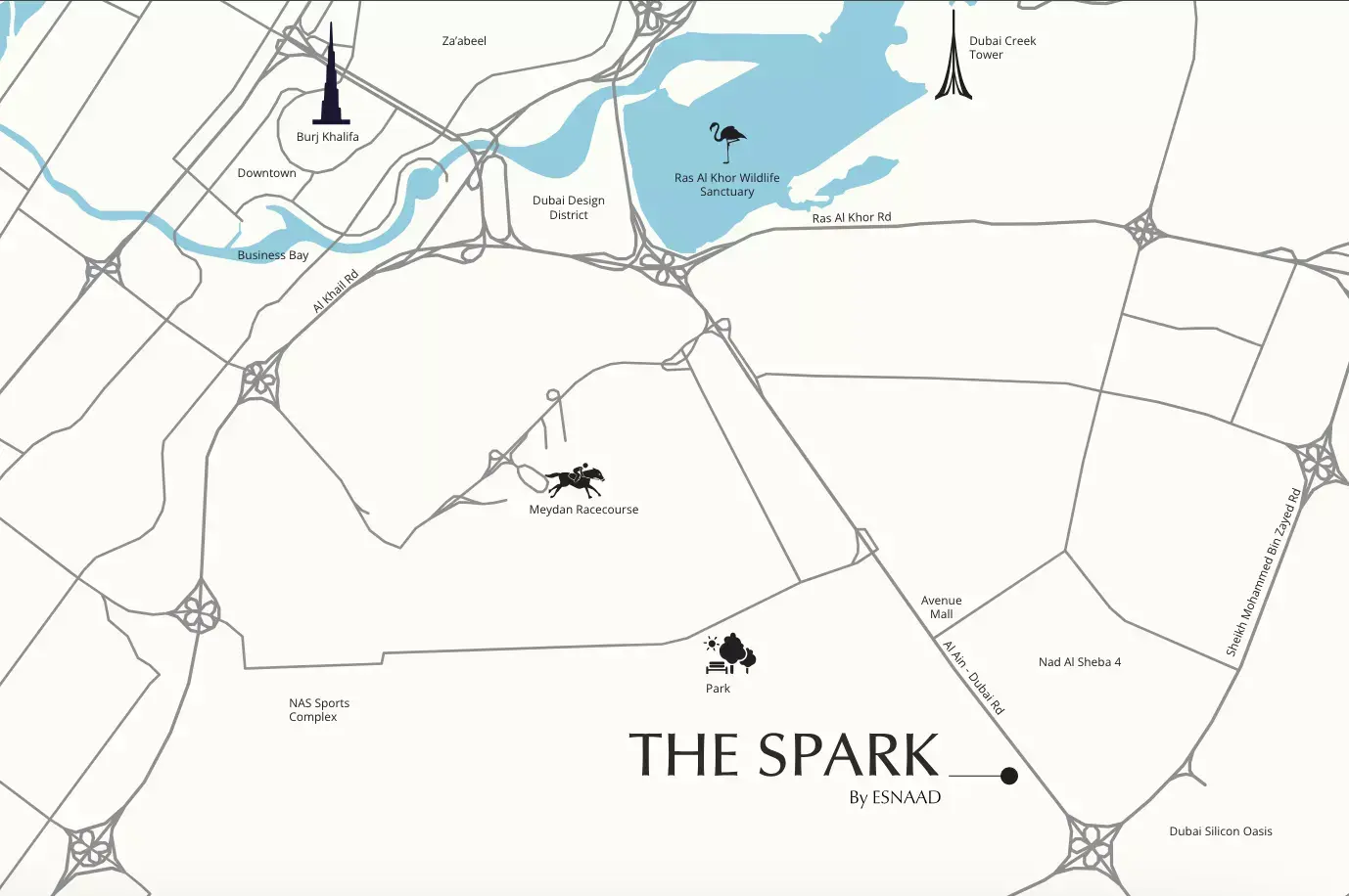 Мастер-план The Spark, Mohammed Bin Rashid City