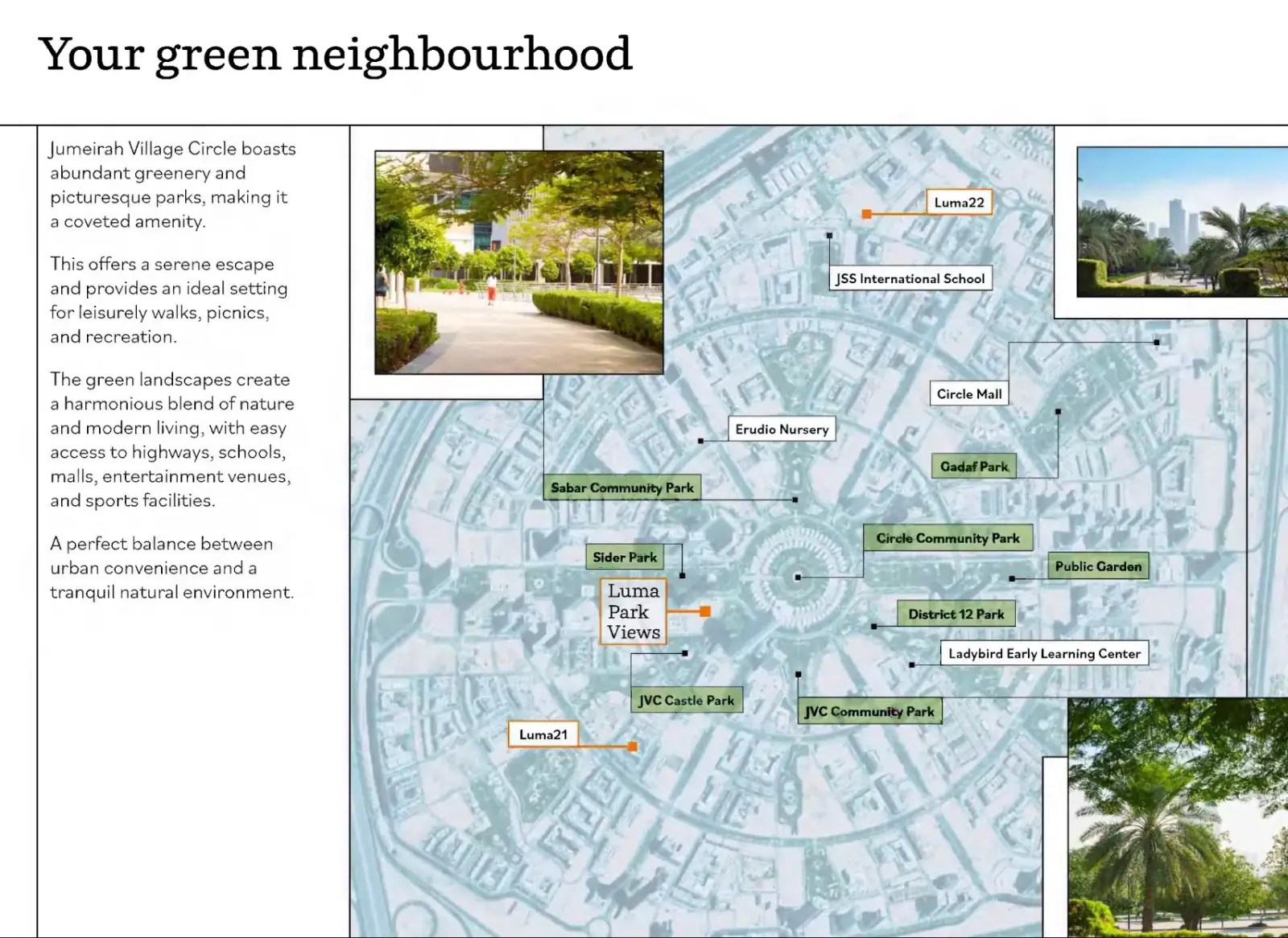 Luma Park Views masterplan, Jumeirah Village Circle