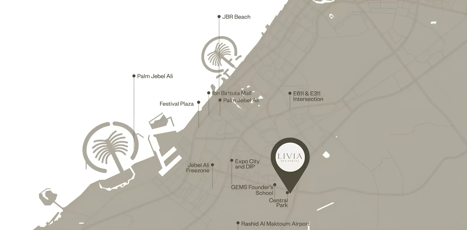 Livia Residence masterplan, Dubai South (Dubai World Central)