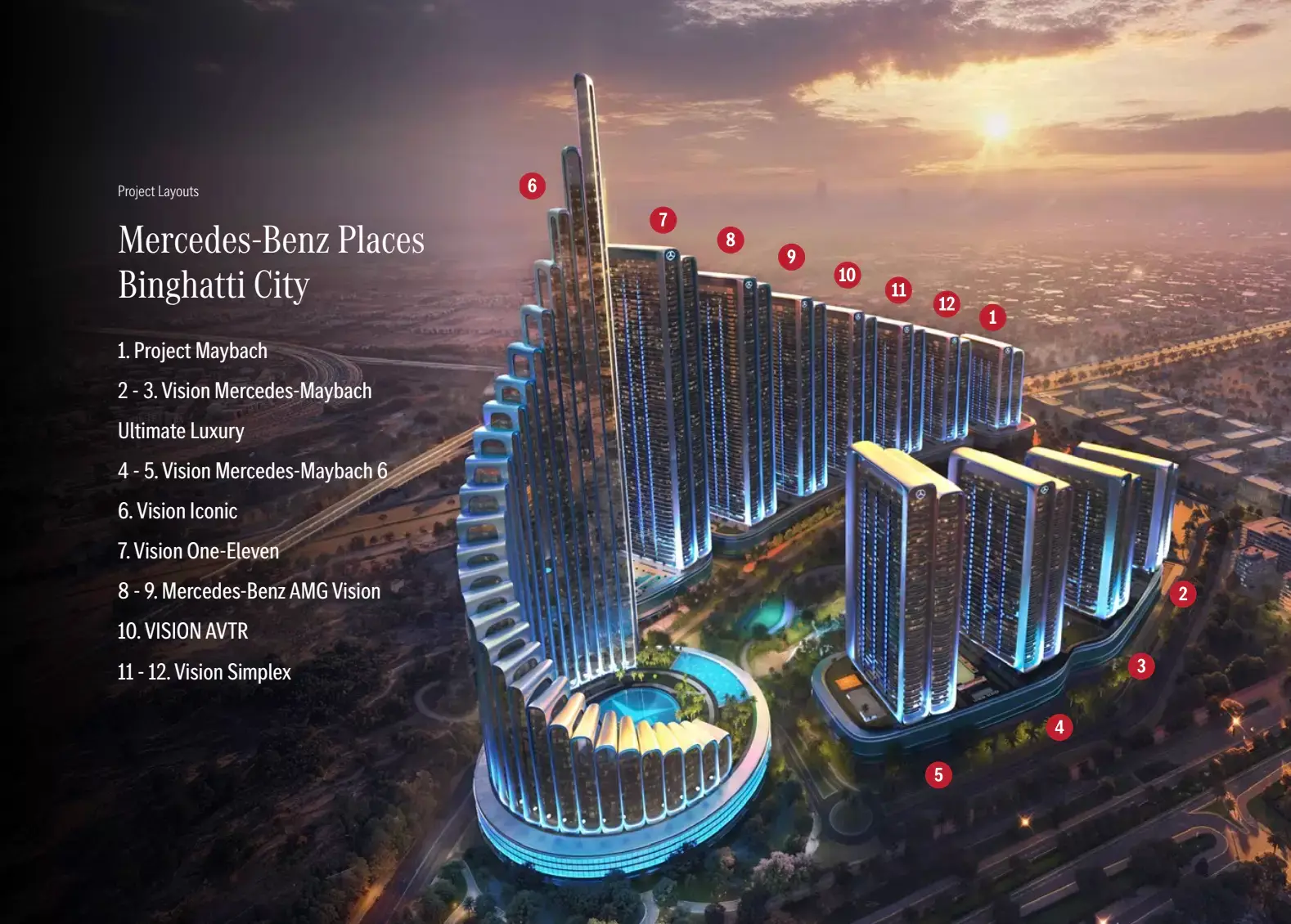 Mercedes Benz Places | Binghatti City masterplan, Nad Al Sheba