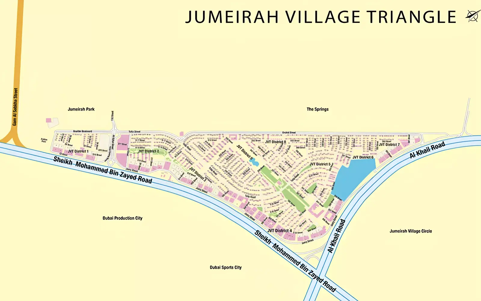 Enaya Residences masterplan, Jumeirah Village Triangle