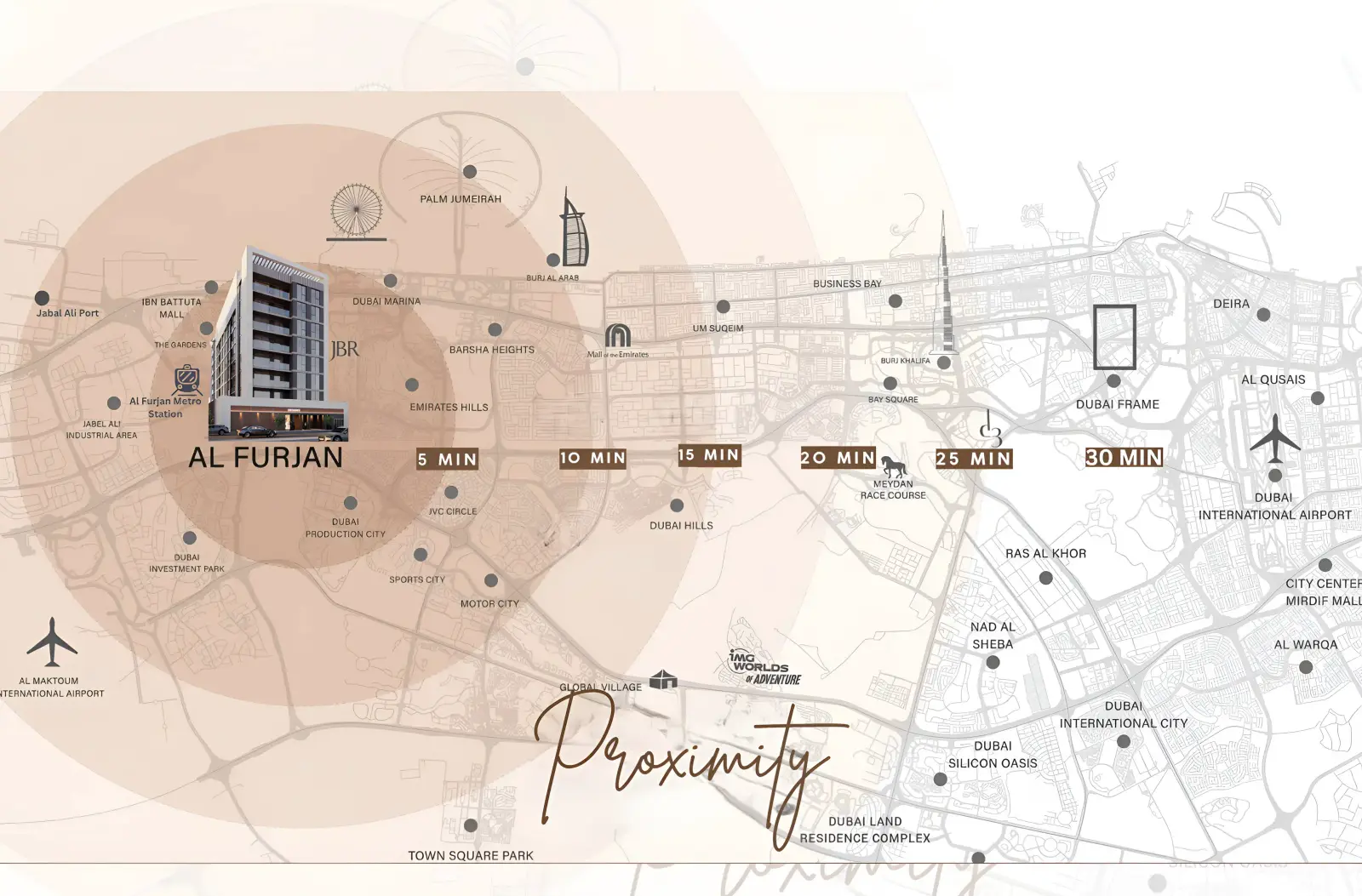 Maison Cannelle Residences मास्टरप्लान, Al Furjan