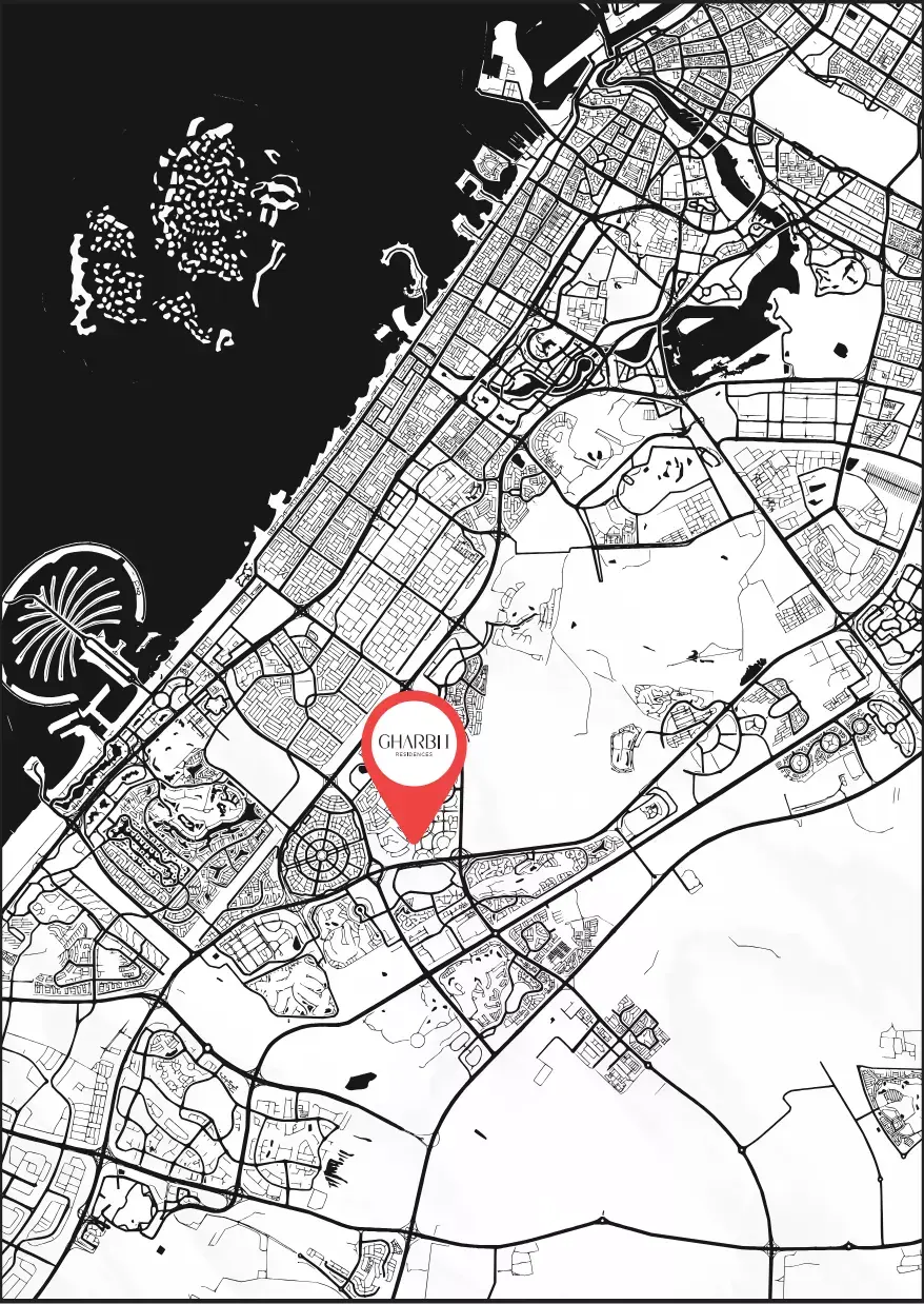 Gharbi 1 Residences masterplan, Arjan