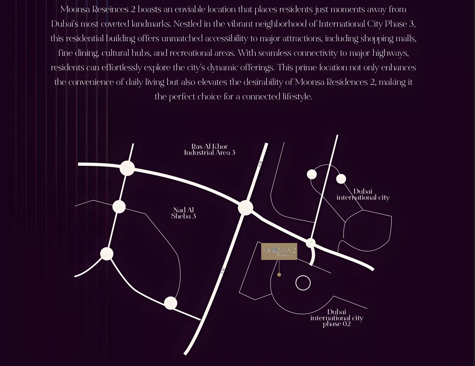 Masterplan Moonsa Residences Phase 2, International City Phase 2