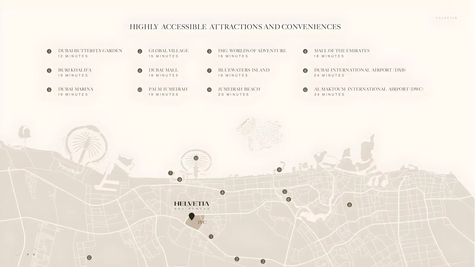 Helvetia Residences Phase 2 masterplan, Jumeirah Village Circle