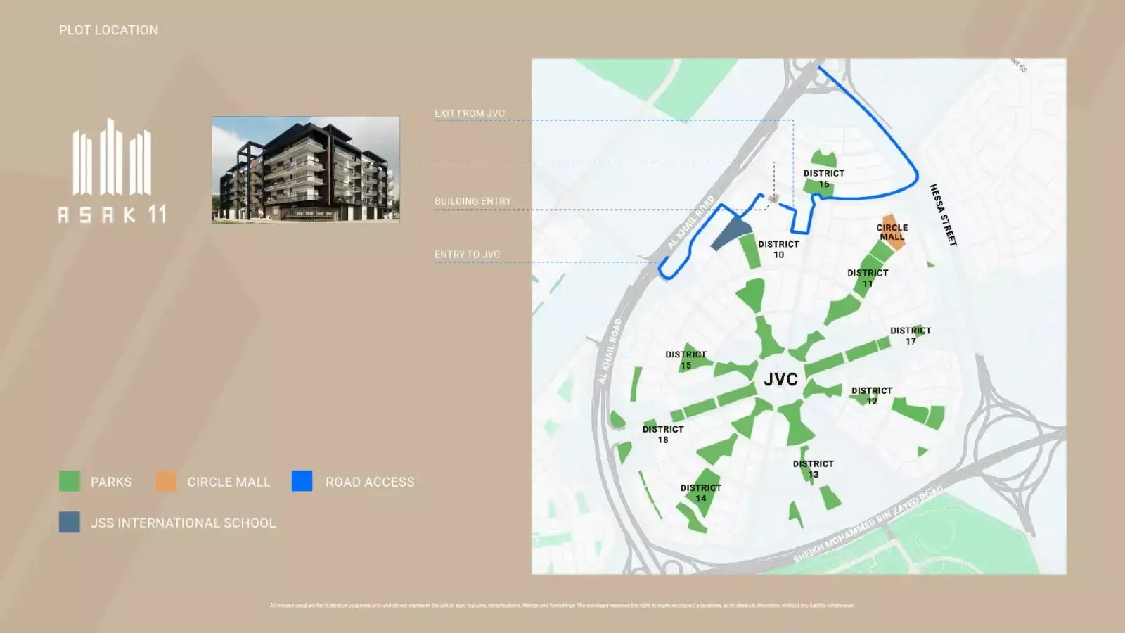 Al Serh Residences 11 masterplan, Jumeirah Village Circle