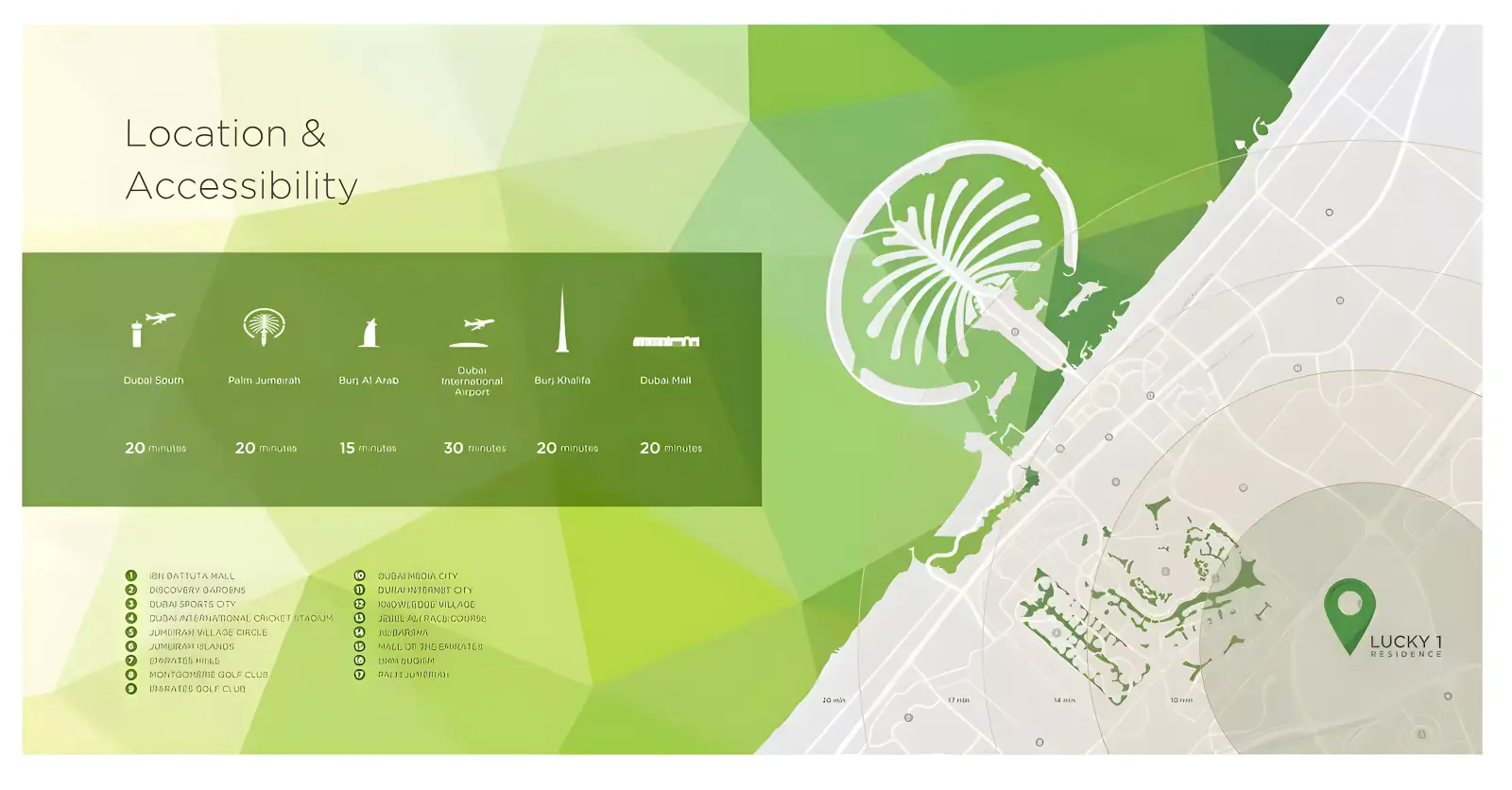 Lucky 2 Residence masterplan, Jumeirah Village Circle
