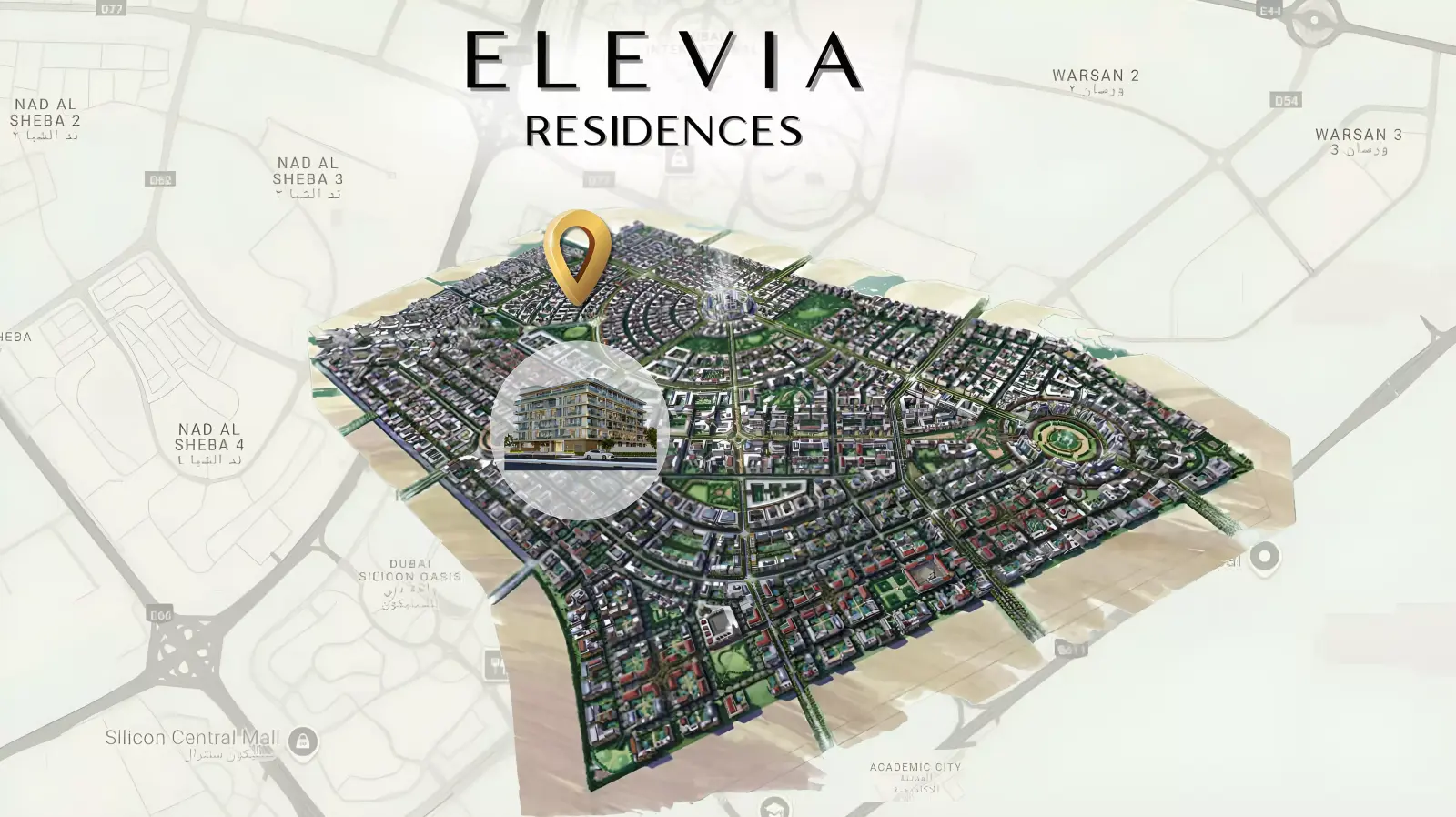 Elevia Residences मास्टरप्लान, International City Phase 2