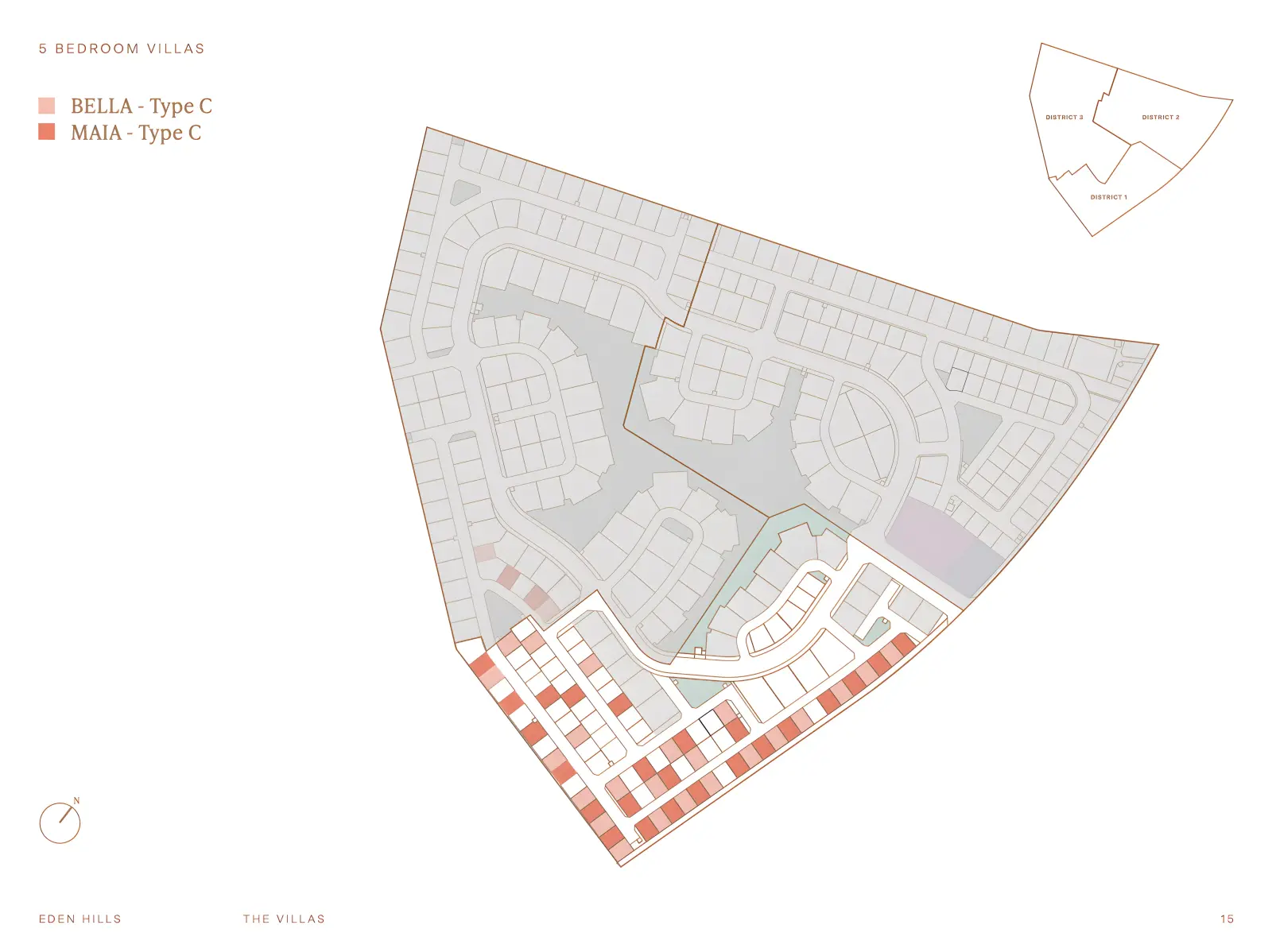 Maia Villas masterplan, Mohammed Bin Rashid City