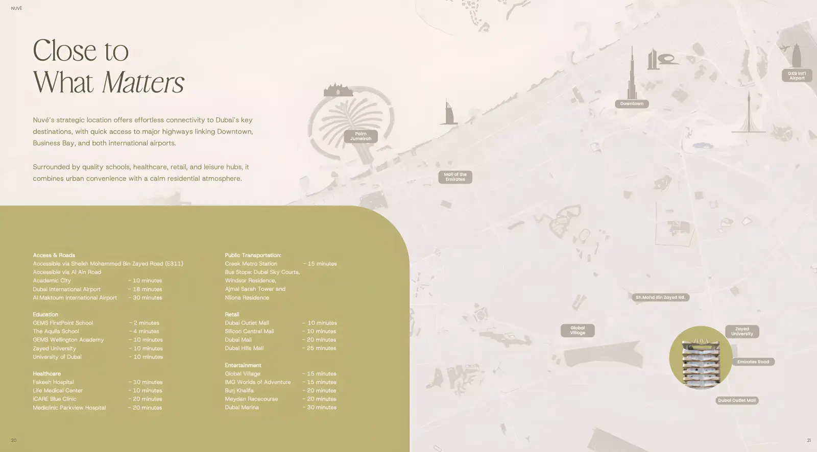 Nuve 总体规划, Dubai Land Residence Complex