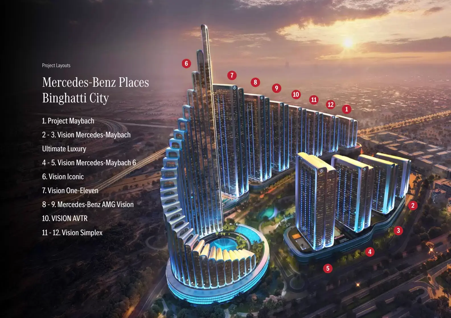 Binghatti Maybach masterplan, Nad Al Sheba