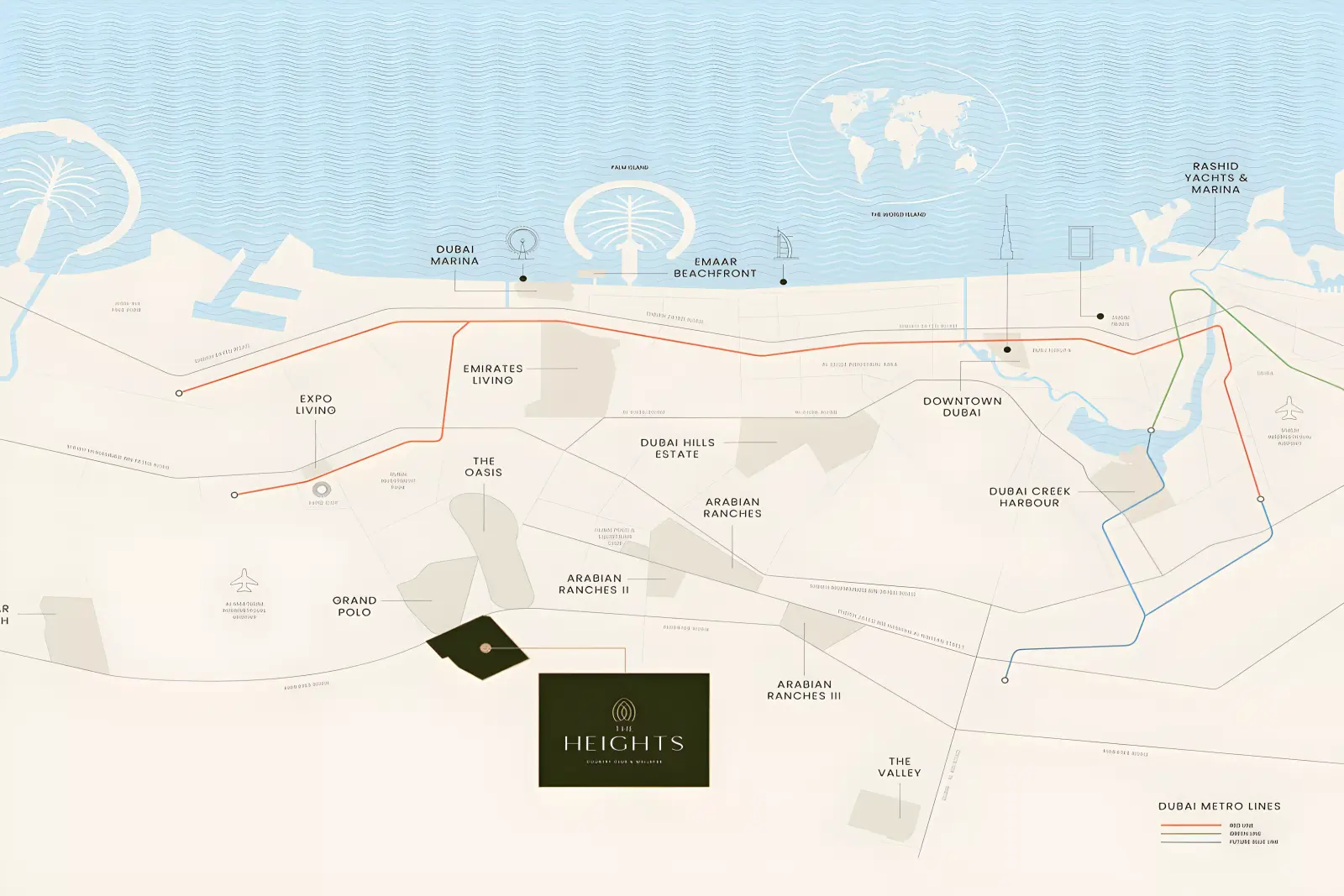 Faro 2 At The Heights masterplan, The Heights Country Club & Wellness