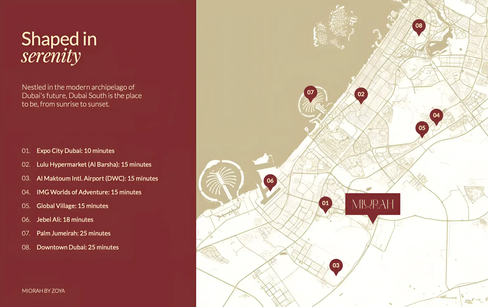 Miorah masterplan, Dubai South (Dubai World Central)