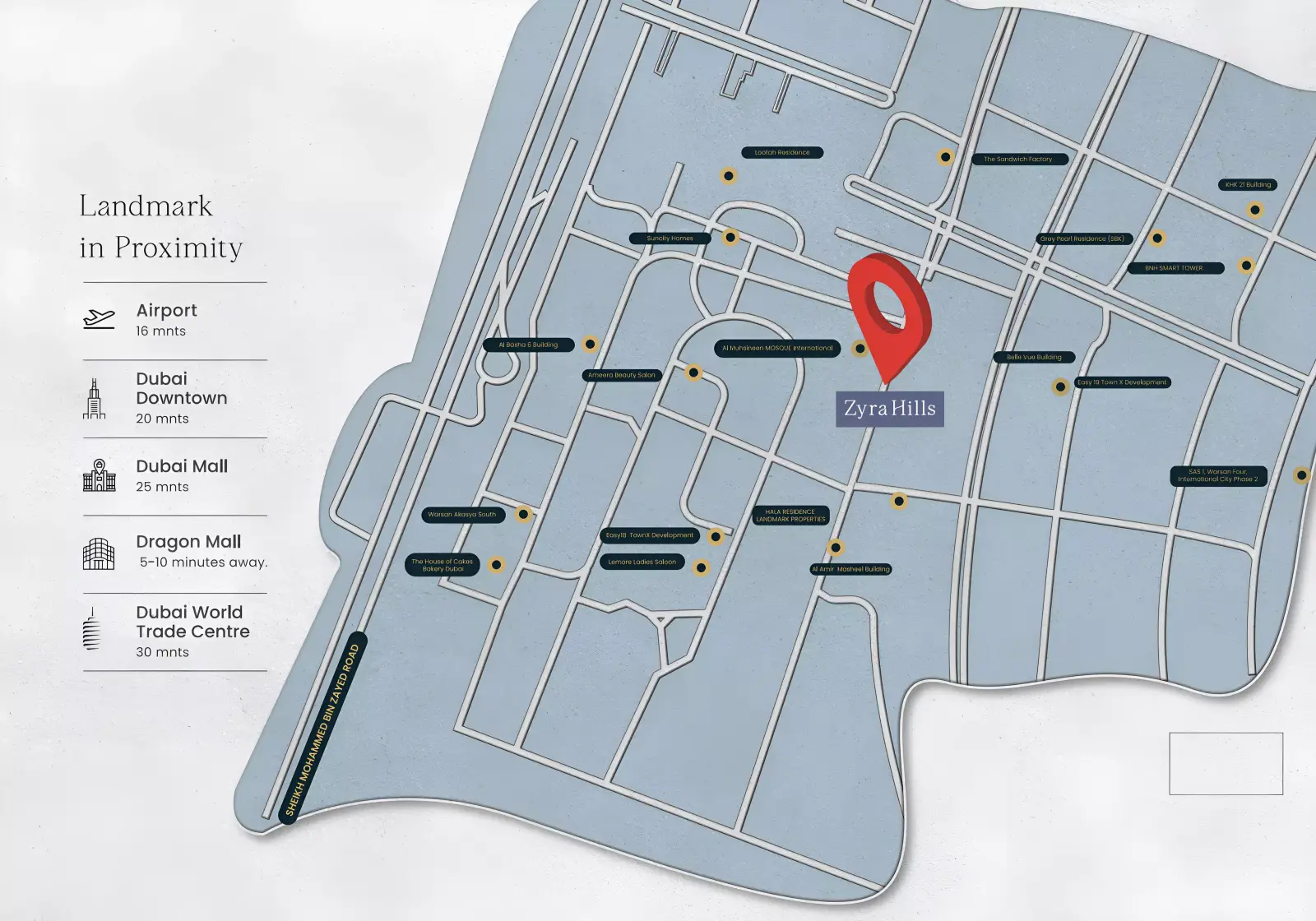 Zyra Hills masterplan, International City Phase 2