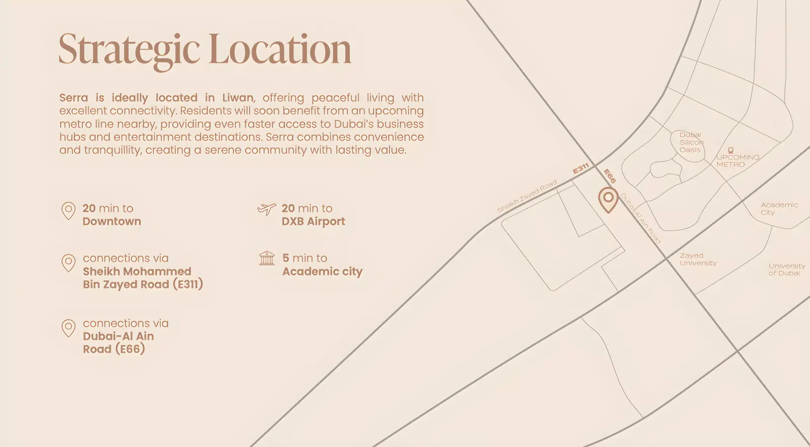 Serra Residence masterplan, Liwan 2