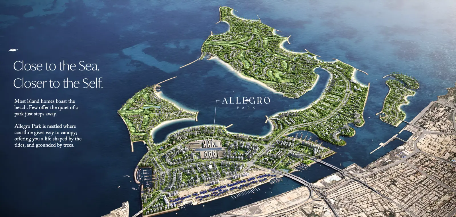 Allegro Park masterplan, Dubai Islands