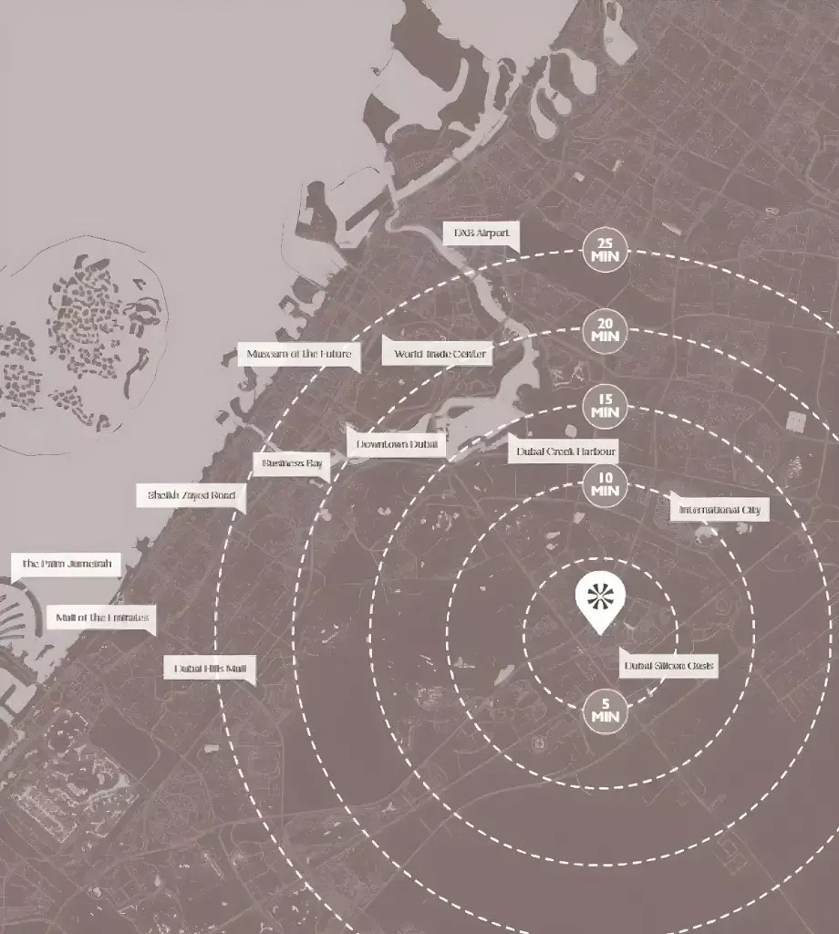 Solen Residence मास्टरप्लान, Dubai Silicon Oasis