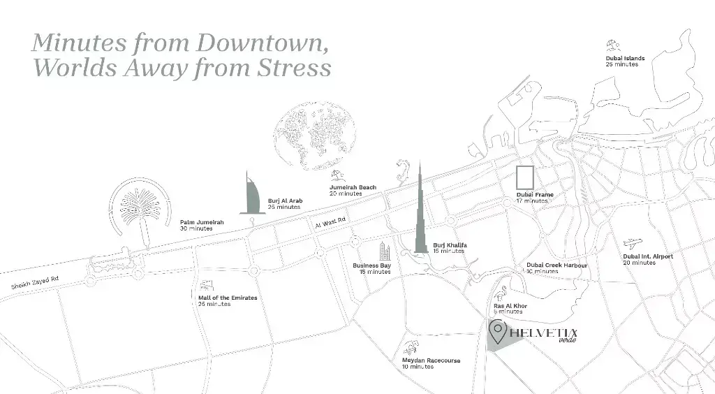 Helvetia Verde masterplan, Meydan