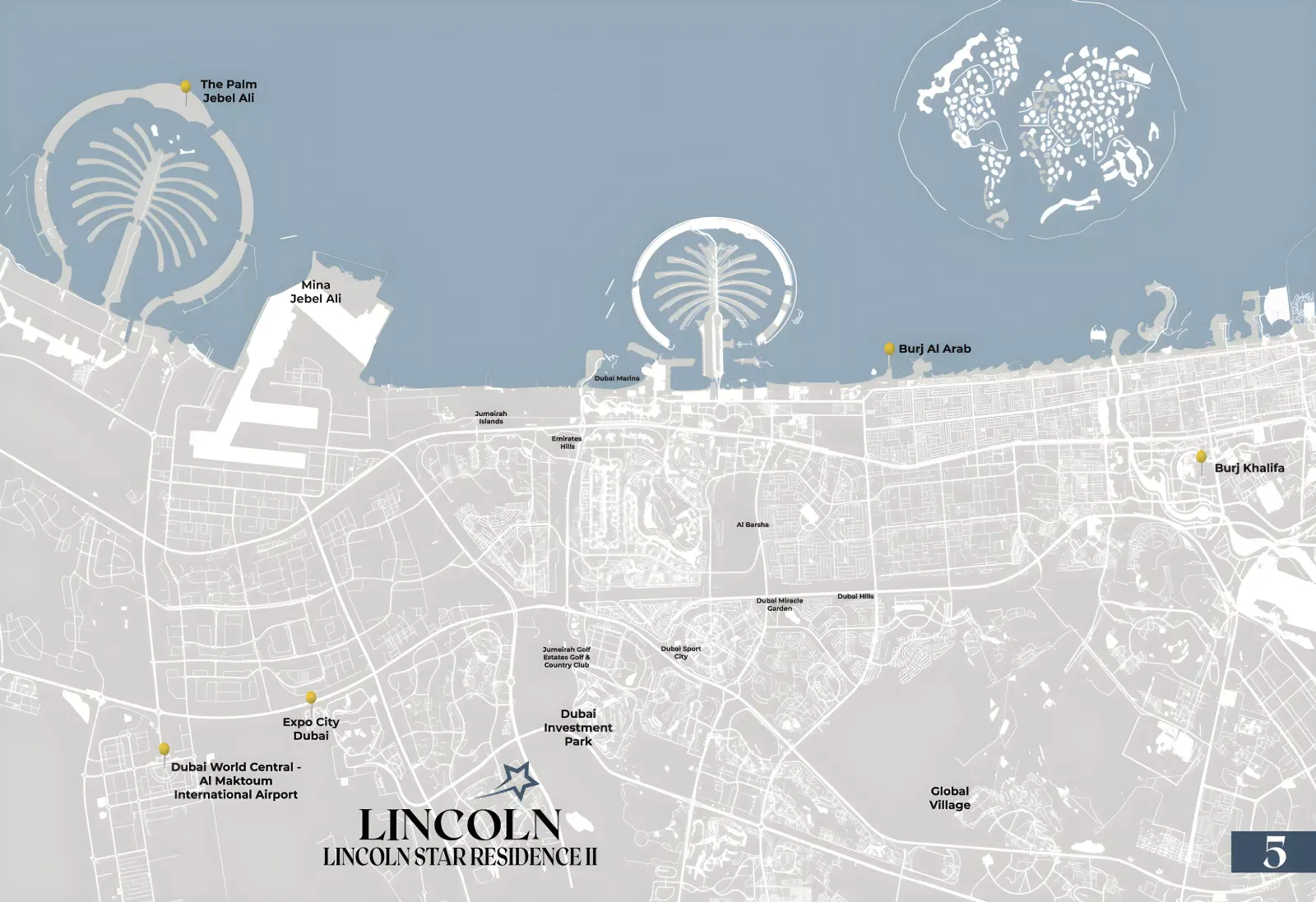 Lincoln Star Residence 2 masterplan, Dubai South (Dubai World Central)