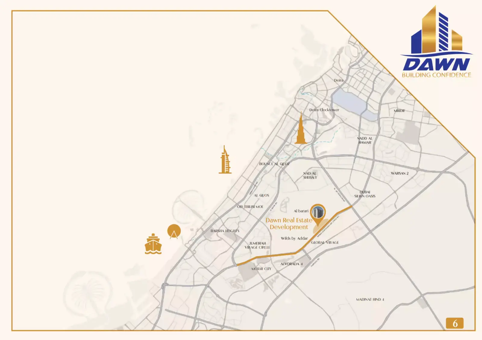 Rapunzel Tower masterplan, Dubai