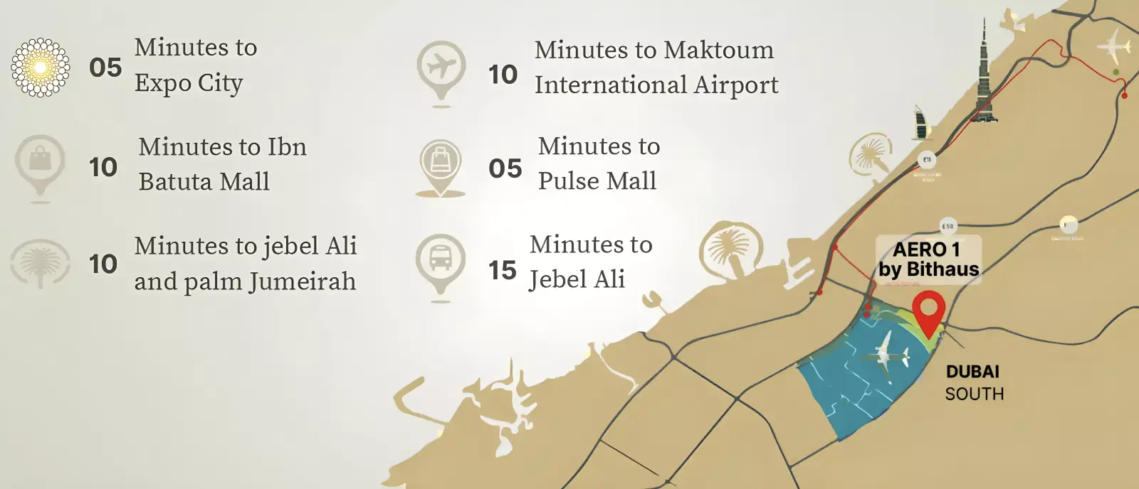 Masterplan Aero 1 Residences, Dubai South (Dubai World Central)